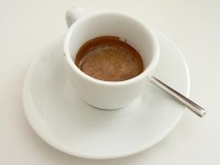 Der Espresso im Caffè Couture, Wien