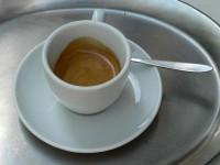Der Espresso in der Kaffeefabrik Wien